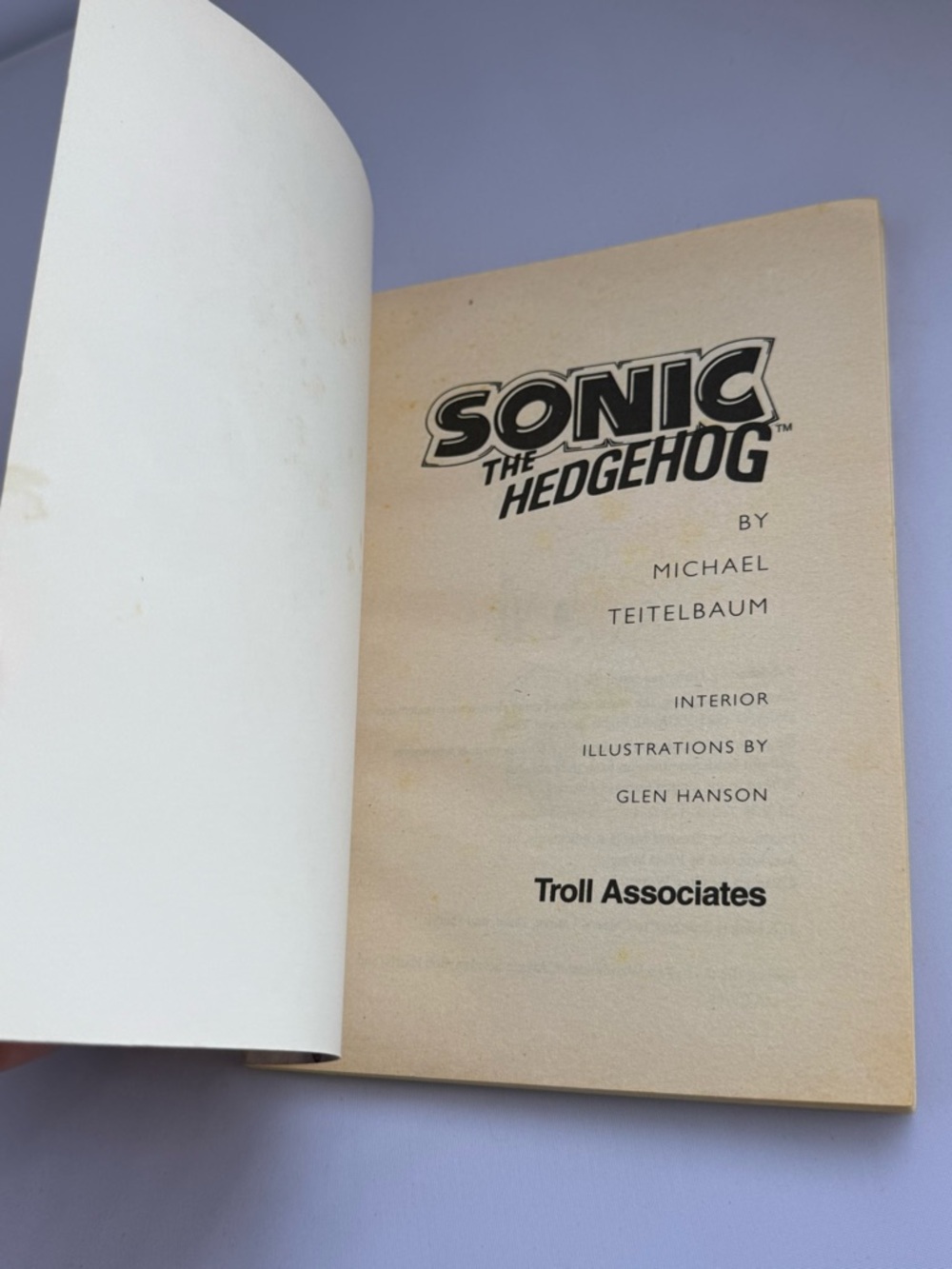 RARE Vintage 1993 Sonic the Hedgehog Paperback Book Sega Genesis Collectible - Picture 3 of 9